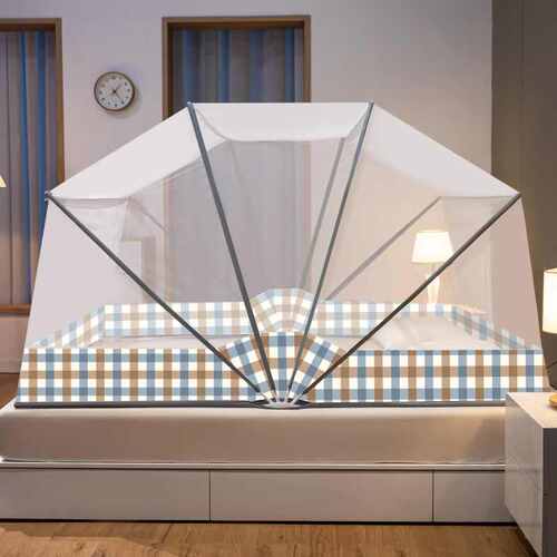 网红折叠蚊帐免安装蒙古包便携支架家用加高蚊可易加固防收纳拆洗