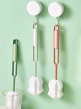 杯刷无死角刷杯子神器去茶渍多功能洗杯子的长柄硬毛刷子清洁去污