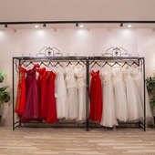 欧式 铁艺婚纱架婚纱店衣架落地高档影楼婚纱展示架旗袍礼服挂衣架
