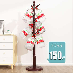 实木衣帽架挂包架子落地卧室内家用客厅立式置物挂架进门挂衣服杆