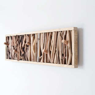 创意手工实木衣帽钩壁挂卧室玄关门后衣架免打孔墙上挂衣钩装饰品