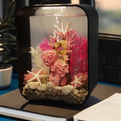 小鱼缸超静音鱼缸客厅家用桌面水族箱小型免换水造景增氧过滤鱼缸