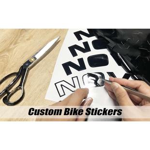 适用 ghost定制自行车改色贴反光贴碳纤维山地车公路车车架贴纸