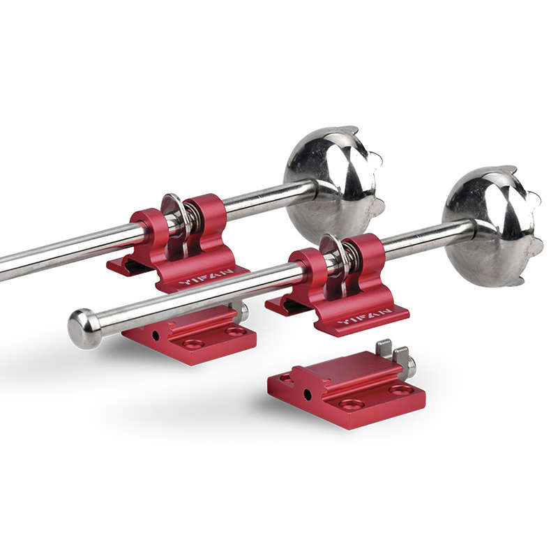 一帆精工钓箱升降脚不锈钢钓箱配件可拆卸钓箱腿伸缩加长无级调