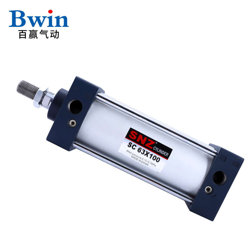 亚德客型拉杆标准气缸SC125/160/200X25/50/100/175/200/300S