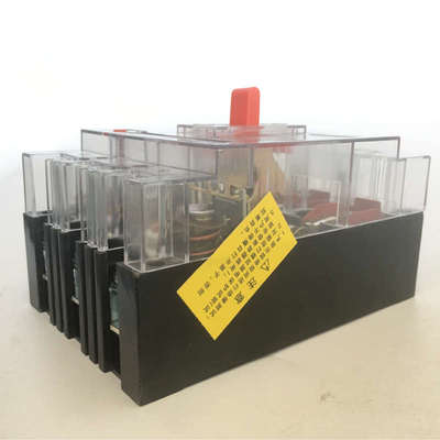 DZ15-100/390三相三线空气开关2P 3P空开63A 40A透明塑壳断路器