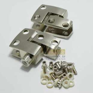 公共厕所卫生间隔断五金门配件自动锌合金天地加厚铰链上下合页关