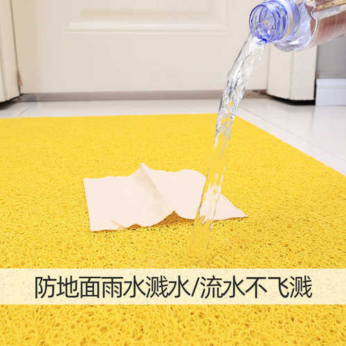 灰色防滑地垫厨房厕所防溅水浴室室外商用塑料pvc镂空防水垫地毯