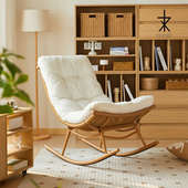 懒人摇椅躺椅家用大人客厅沙发椅休闲户外庭院花园单人藤椅摇摇椅