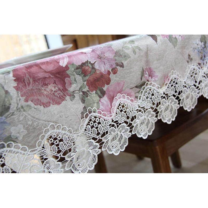 欧式桌布布艺棉麻小清新餐桌布长方形茶几布正方形电视柜盖巾蕾丝,居家布艺,桌布,淘宝优惠券,粉丝福利购,淘宝优惠卷
