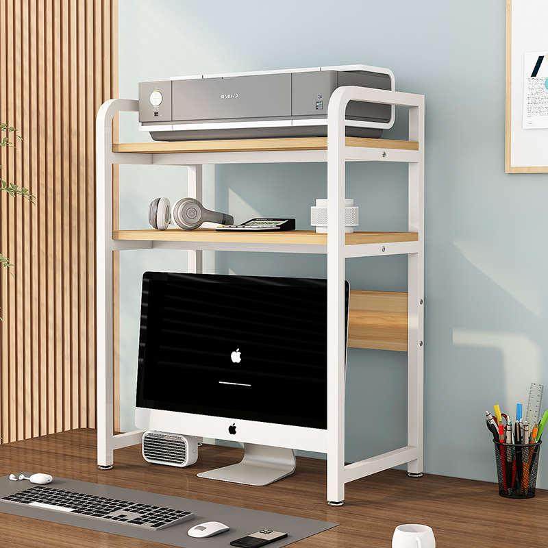 简易书架打印机置物架桌面上双层收纳整理办公室家用主机收纳架子,住宅家具,搁板/置物架/家用陈列架,淘宝优惠券,粉丝福利购,淘宝优惠卷