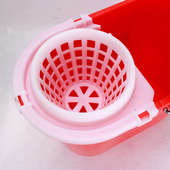 珠江牌加厚塑料地拖桶家用老式 大号手压挤水手提拖把桶清洁长方形