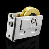 888型铝合金门窗滑轮推拉门铜轮子不锈钢彩铝轴承滚轮子迪福德