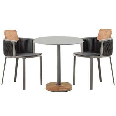 户外桌椅藤椅茶几藤制阳台实木室外花园露天酒店庭院休闲简约家