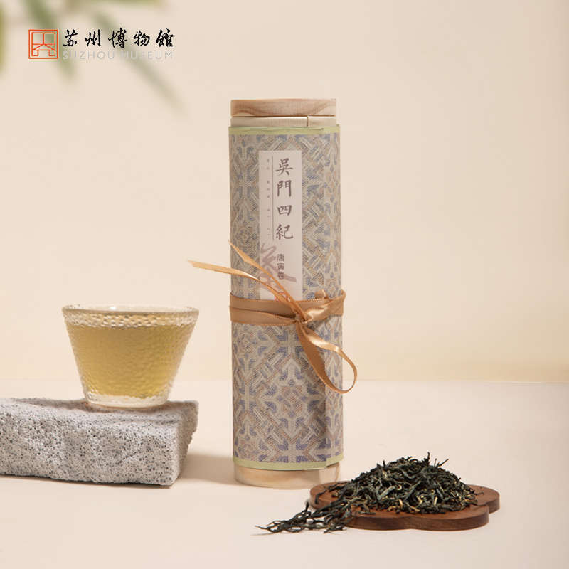 苏州博物馆 吴门四纪茶叶正宗洞庭山碧螺春茶鲜叶红茶绿茶教师