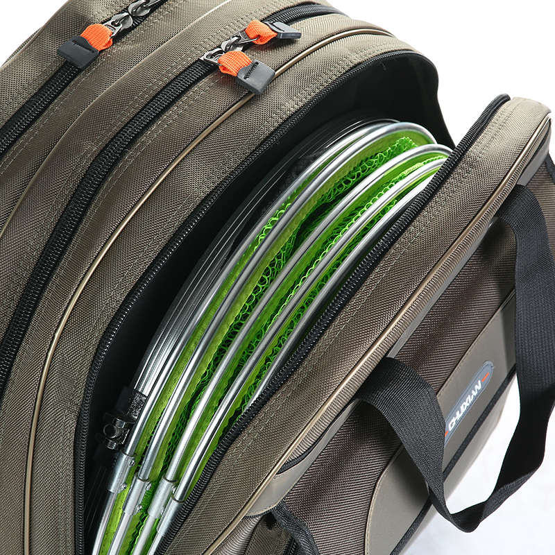 垂弦渔具包鱼护包背包三层加厚防水鱼具包硬壳渔护包双肩钓鱼包