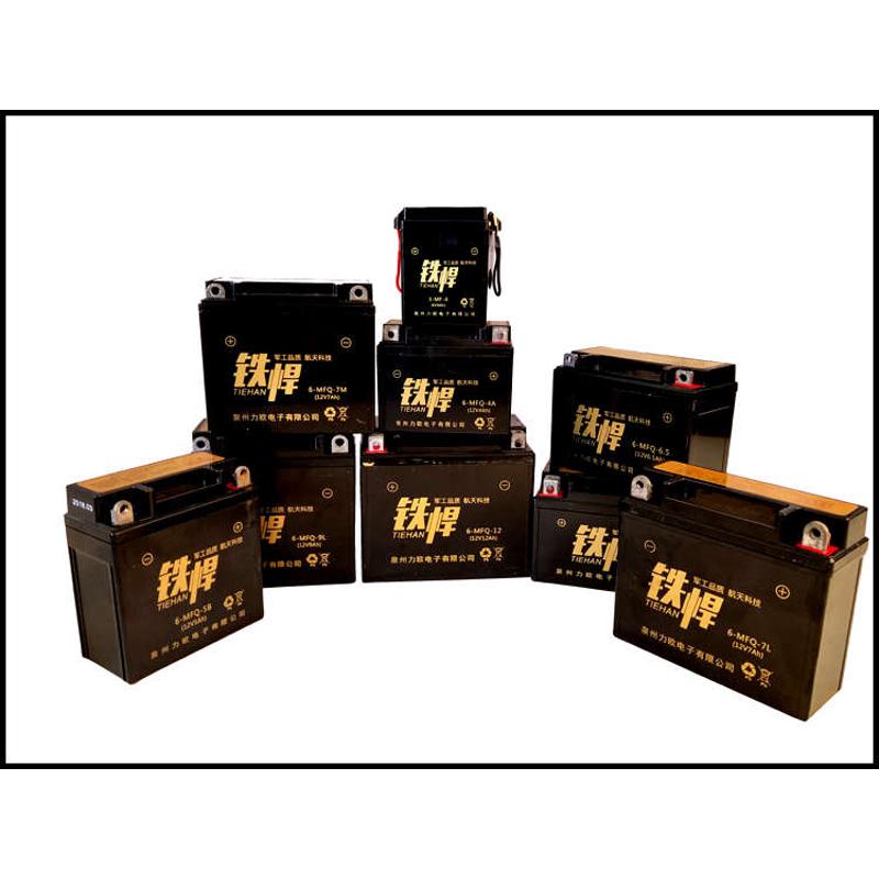 摩托车电瓶12V9a蓄电池干电池125助力踏板弯梁车7AH5a免维护通