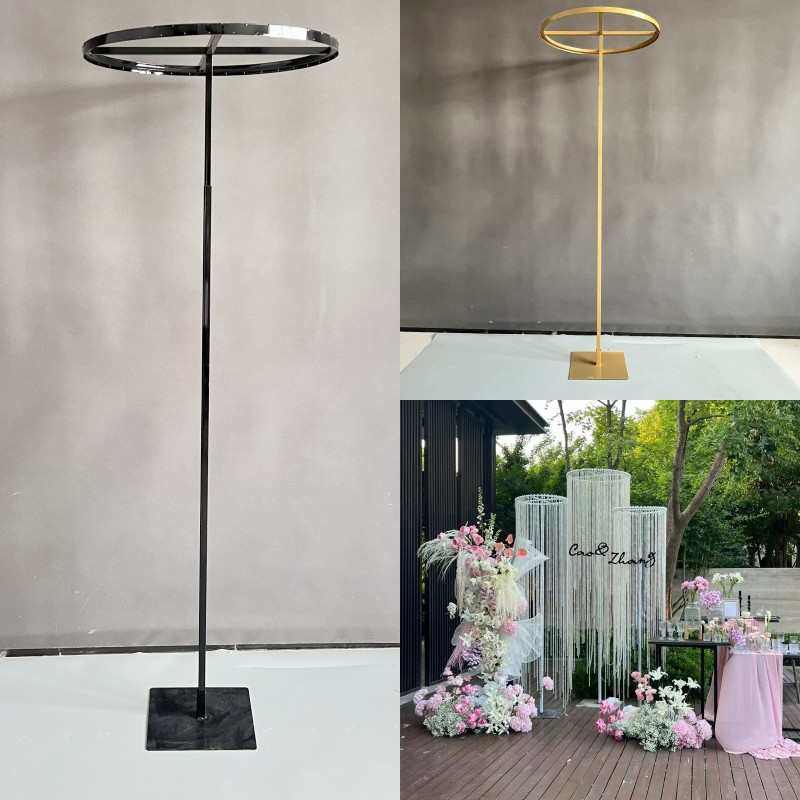 新款婚庆道具线帘圆环吊环架子圆形铁艺拱门路引珠帘装饰立杆伸缩,节庆用品/礼品,拱门,淘宝优惠券,粉丝福利购,淘宝优惠卷