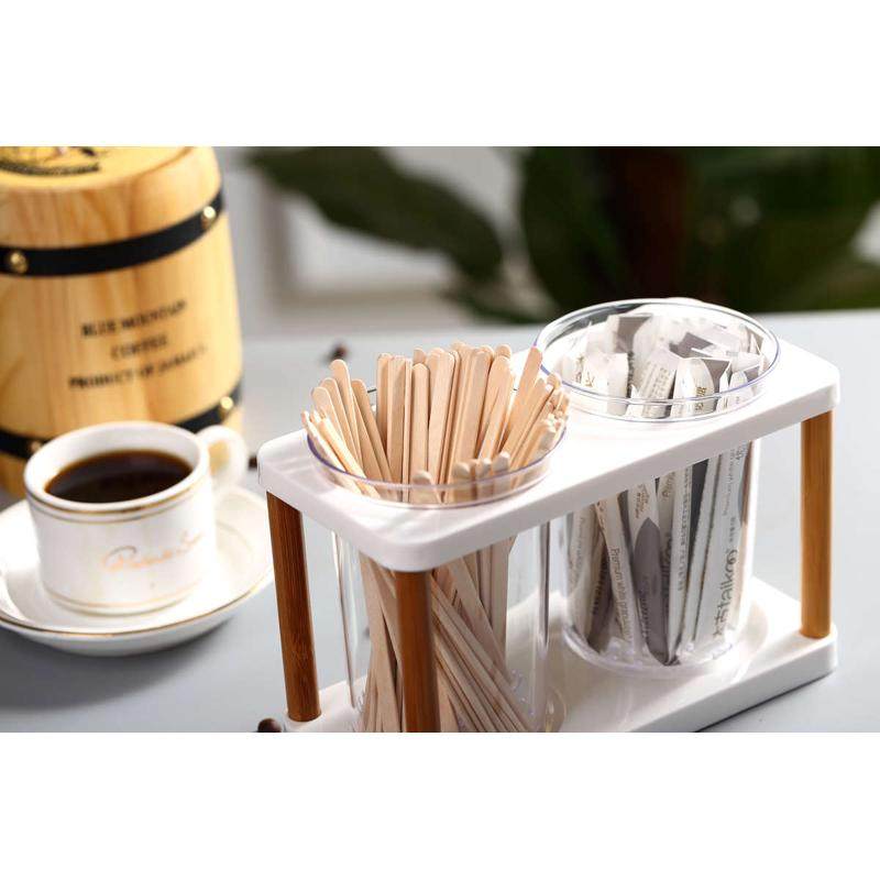 桌面餐具收纳盒家用筷子笼 咖啡搅拌棒整理置物架吸管筒 双筒木制,餐饮具,餐具笼/架,淘宝优惠券,粉丝福利购,淘宝优惠卷