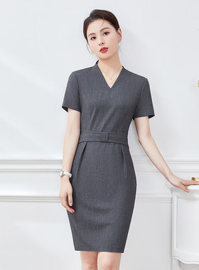 夏季女士连衣裙前台客服美容师