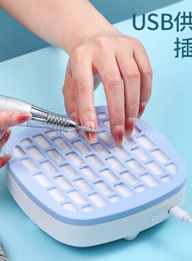 便携式迷你美甲吸尘器大吸力指甲粉尘机个人家用低噪音卸甲吸尘器