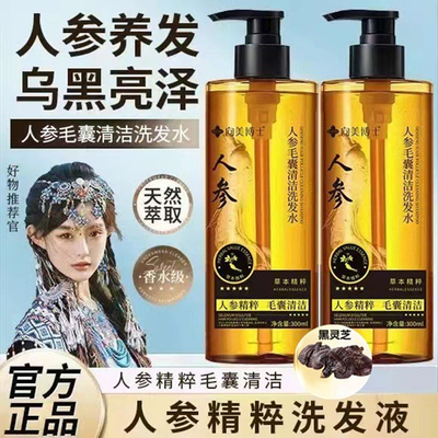 向美博士人参灵芝毛囊清洁洗发水