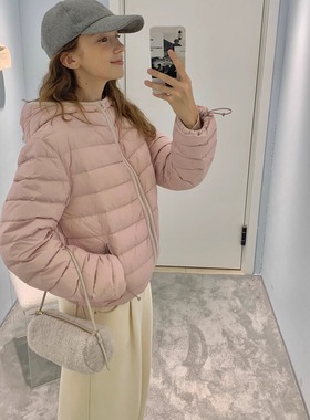 KERNEL COSMOS 轻绒暖包 云朵轻量感miu系连帽超柔保暖排骨羽绒服