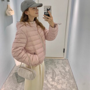 KERNEL COSMOS 轻绒暖包 云朵轻量感miu系连帽超柔保暖排骨羽绒服