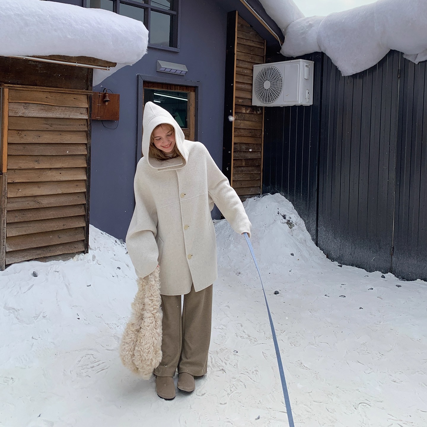 果核宇宙女巫斗篷连帽手工大衣