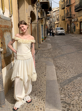 KERNEL COSMOS斯帕罗玫瑰 浪漫手作风重工立体花朵领天丝肌理上衣