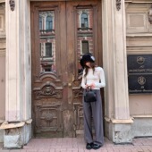 COSMOS 特维尔早秋 智性高级垂坠感直筒休闲西装 KERNEL 阔腿裤