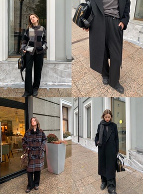 KERNEL COSMOS 王炸裤! 自带慵懒松紧腰羊毛休闲垂感裤阔腿卫衣裤