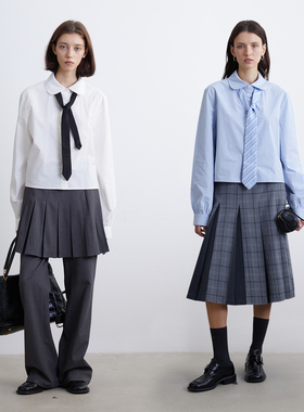 KERNEL COSMOS 精简ROW风棉质舒适轻盈感伊顿领百搭叠穿短衬衫