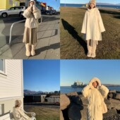 KERNEL 北欧风羊毛针织百褶半身裙 冬季 COSMOS 冬日序章