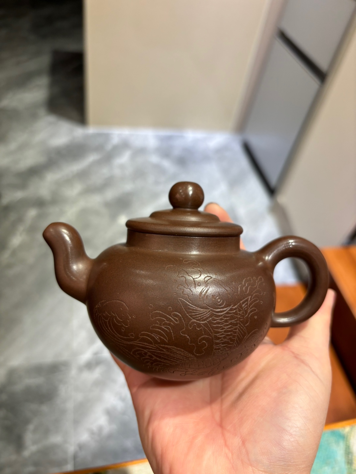 紫砂壶福利老紫泥250c c