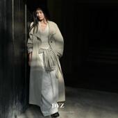 立领宽松显瘦中长款 时尚 风衣外套女大衣潮 新款 韩国东大门2025秋季