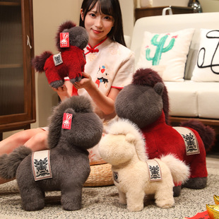2026生肖马兵戈系列战马赤兔马毛绒公仔玩具马年吉祥物送礼品年会