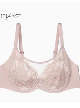 安莉芳旗下Comfit大码女士抹胸文胸大胸显小超薄文胸CB0935 599