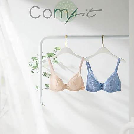 comfit单层蕾丝大码夏季薄款内衣