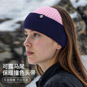 户外运动保暖头巾运动发带防风防寒护耳透气女跑女运动头巾