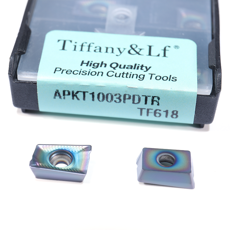 戴斯卡DESKAR数控铣七彩刀片APKT1003PDTR TF618通用不锈钢方形
