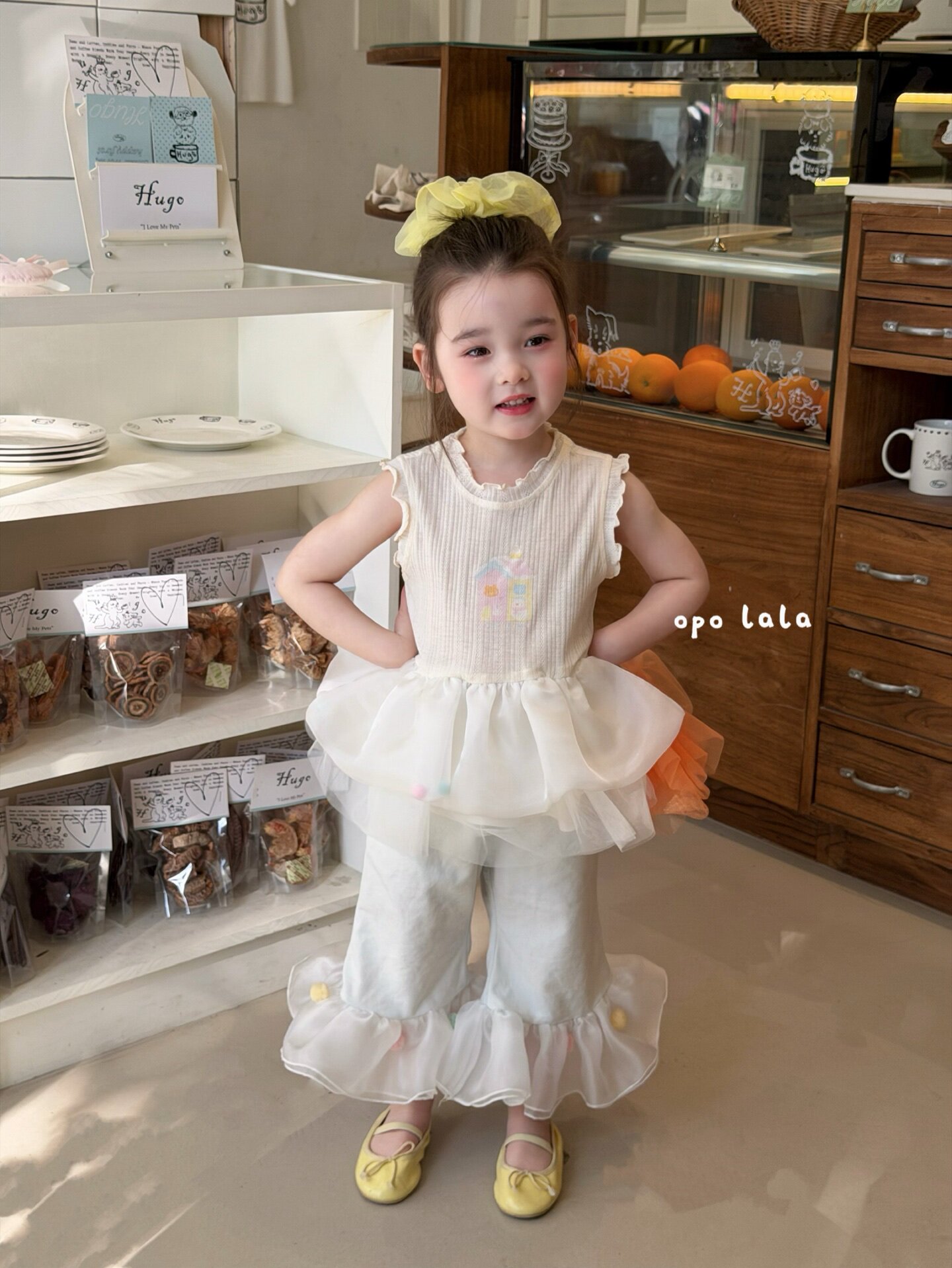opolala·26夏女童彩色套装