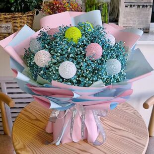 跃森·糖果灯球满天星花束装饰棉球灯DIY鲜花礼物包装材料彩灯星