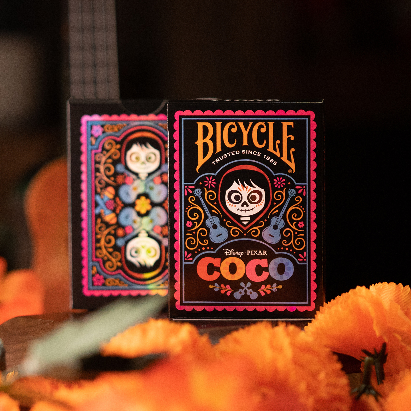 汇奇花切Bicycle迪士尼扑克牌联名周边收藏创意coco寻梦环游记