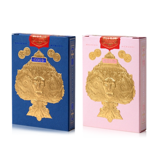 汇奇进口收藏花切高颜值扑克牌 黄金本位 金标准 AOP烫金华丽卡牌