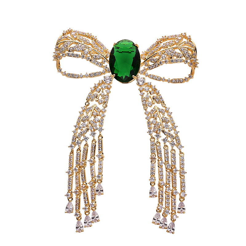 蝴蝶结胸针高档女气质奢华西服毛衣胸花别针2023年新款潮小众配饰