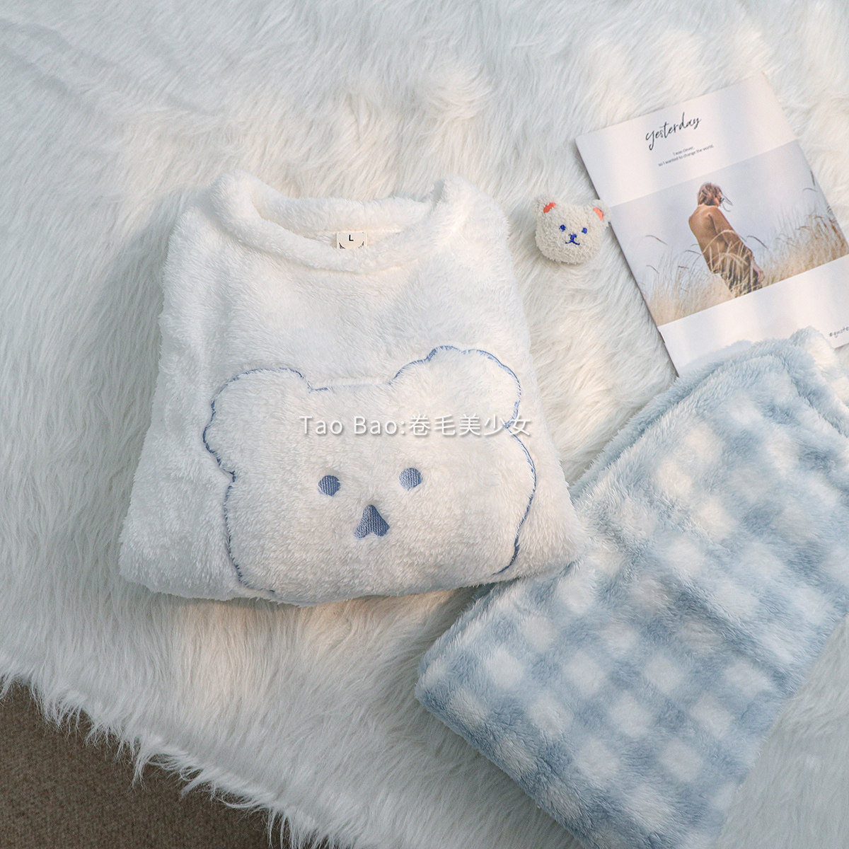 休闲百搭柔软舒适睡衣女士