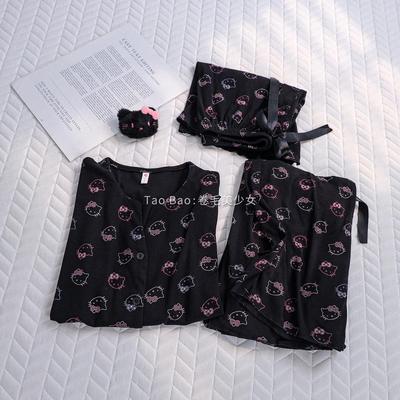 休闲百搭柔软舒适短袖睡衣女