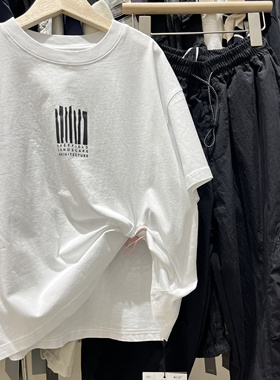 2025夏季新款男童女童韩版休闲百搭短袖T恤中大童简约白色短袖T恤