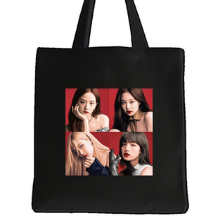 blackpink周边应援同款粉墨粉金智妮智秀朴彩英lisa 单肩包手提袋